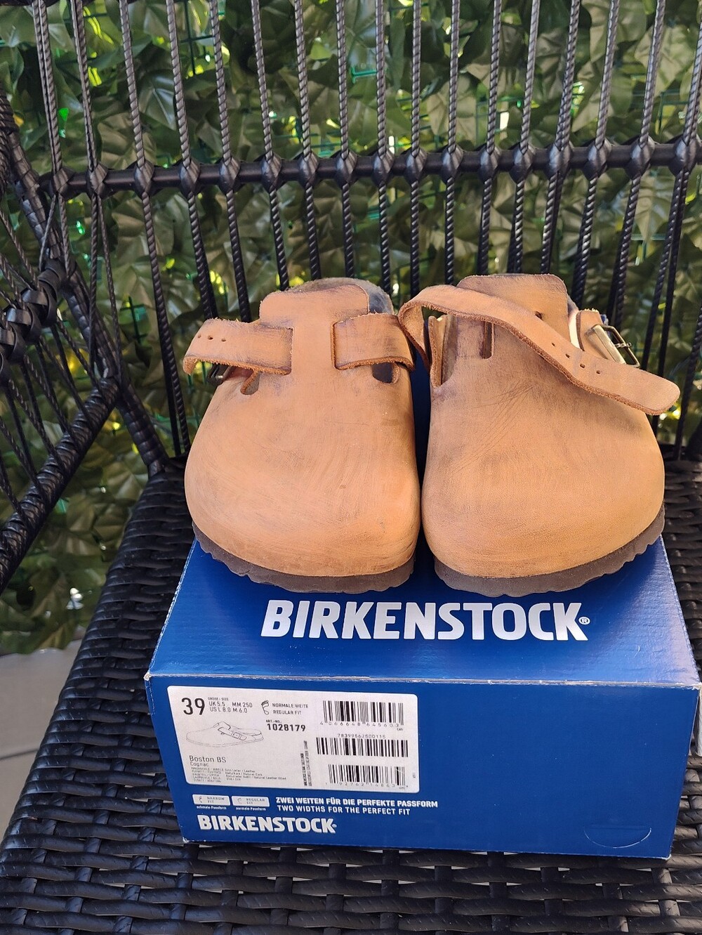 Boston In Cognac Oiled Leather